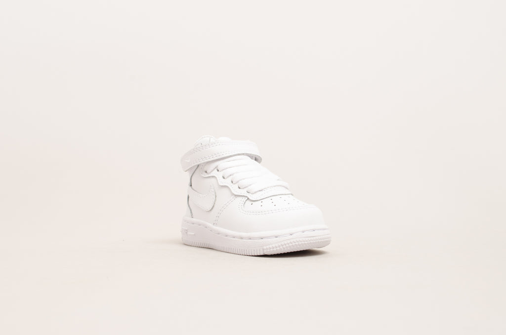 Sevensneakerstore.com Nike Force 1 Mid ( TD ) White / White 314197-113