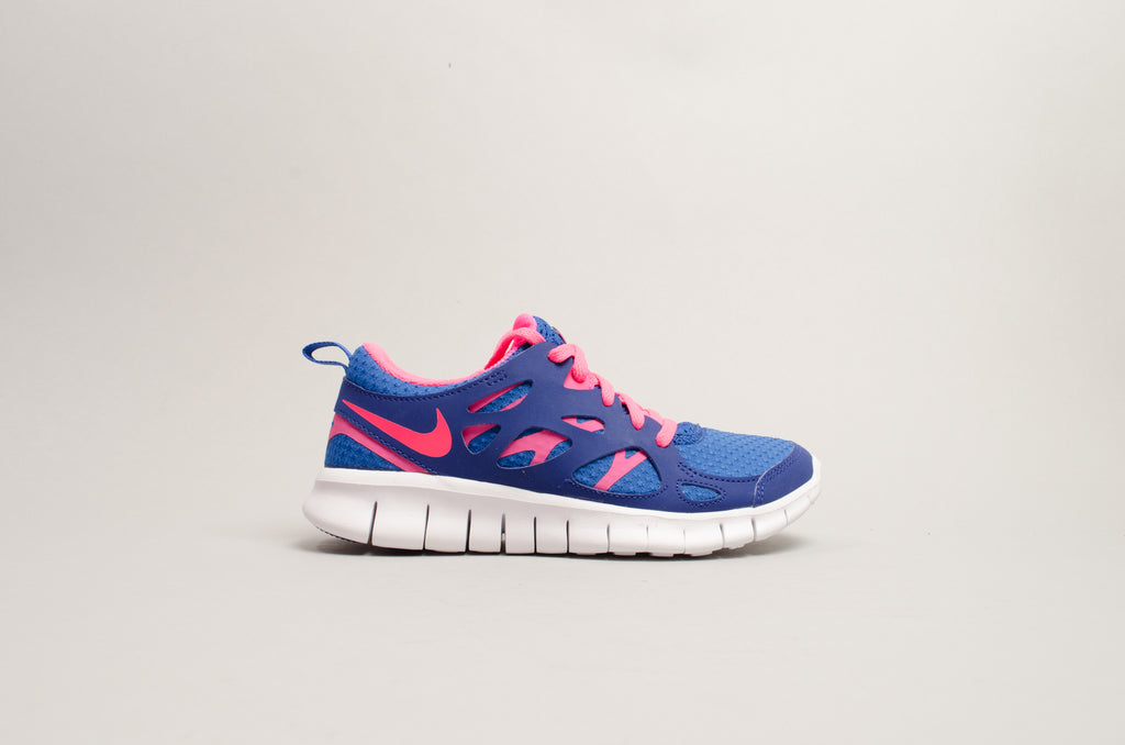 Sevensneakerstore.com Nike Free Run 2 GS (Game Royal Hyper Pink - White) 477701-401