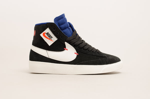 Sevensneakerstore.com Nike Women's Blazer Mid Rebel ( Black / White / Blue ) BQ4022-005