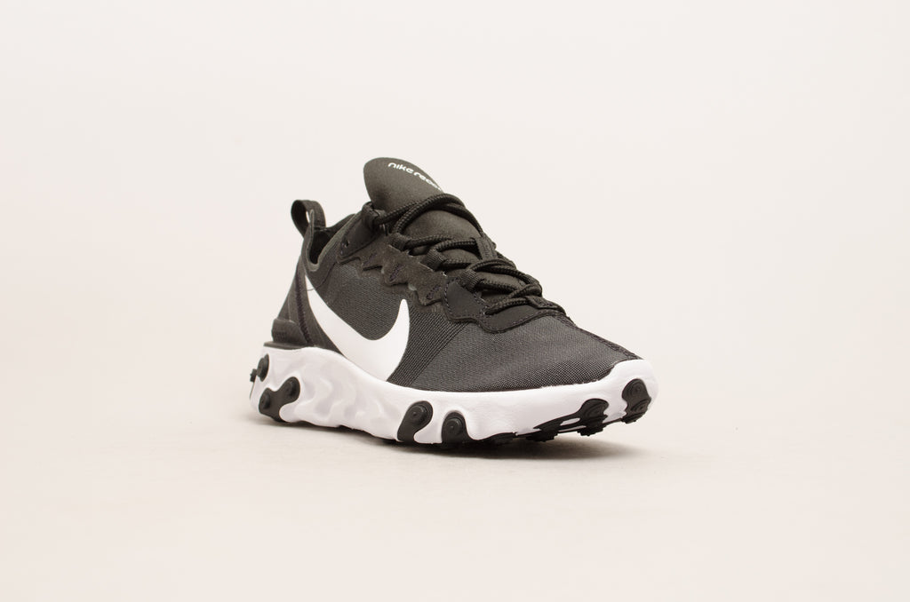 Sevensneakerstore.com Nike Women's React Element 55 ( Black / White ) BQ2728-003