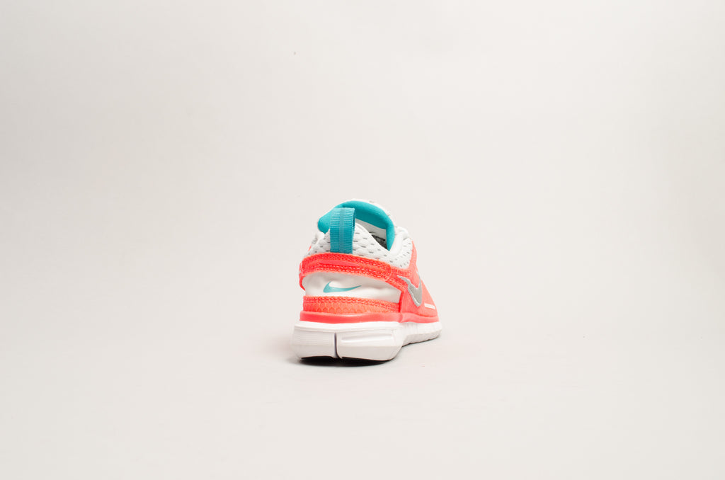 Sevensneakerstore.com Nike Women's Free OG'14 BR (Laser Crimson / Metallic Silver - Turbo Green - Light Grey - White) 644450-600
