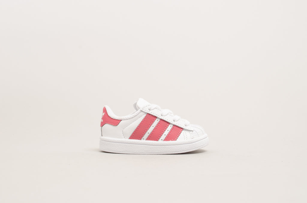 Adidas Superstar I Footwear White/Pink CQ2858