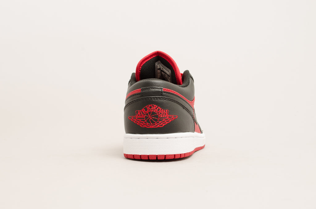 Air Jordan 1 Low ( Black / Red ) 553558-610