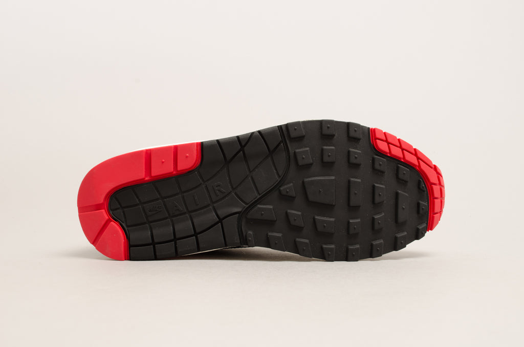 Nike Air Max 1 Premium ( Black / Red / Sail ) 875844-007