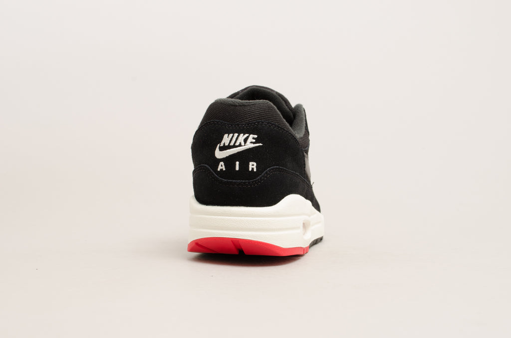 Nike Air Max 1 Premium ( Black / Red / Sail ) 875844-007