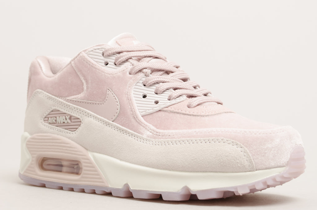 Nike Women's Air Max 90 Luxe Velvet Particle Rose 898512-600