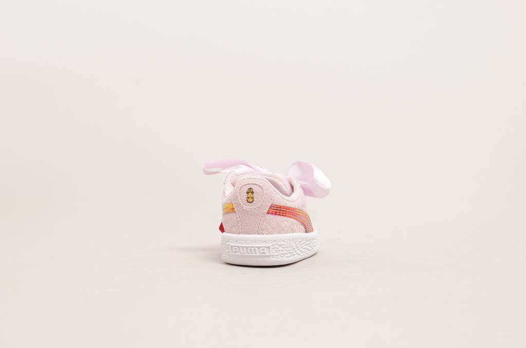 Puma Minions Suede Heart Fluffy Infant ( Pink ) 366646-01