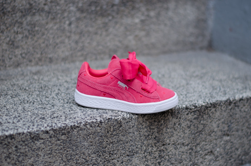 Puma Suede Heart Valentine PS Paradise Pink/White 365136-01