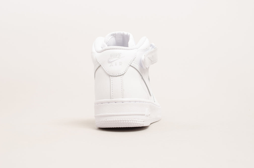 Sevensneakerstore.com Nike Air Force 1 Mid ( GS ) White / White 314195-113