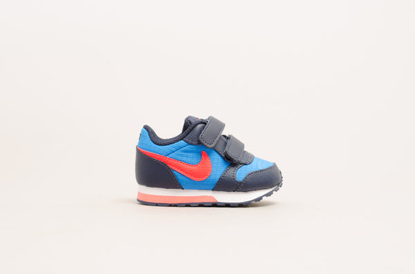 Sevensneakerstore.com Nike MD Runner 2 TDV (Toddler Velcro) Photo Blue / Bright Crimson / Obsidian / White 806255-412